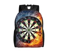 AdaNti Dart Board print Backpacks Waterproof Light Daypack Casual Shoulder Bag For Work Traveling Camping