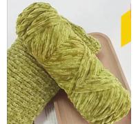 ADAOQIN 5Pcs 100g/Pc Chenille Velvet Yarn 3mm Thick Knitted Crochet Velvet Super Plush Wool Soft Baby Blanket Suitable For DIY Hat Scarves