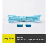 ADAOQIN No Tie Shoelaces For Sneakers Elastic Shoe Laces Round Metal Lock Lazy Shoelace 1 Second quick on and off unisex