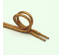 ADAOQIN Round Gold and Silver Colorful Bright Shiny Shoelaces Sneaker Sport Shoes Laces Bootlaces Shoe laces Strings