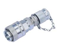 Adap-Cat Hydraulic Pressure Test Coupling Kit, G1/8 Quick Connect, for PD Series Coupler, Most Brand Excavator Construction Machinery Such as Caterpillar, John Deere, Case, Cummins