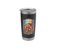Adapt to Everything Blend with Nothing Octopus Ocean Lovers Stainless Steel Insulated Tumbler