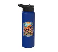 Adapt to Everything Blend with Nothing Octopus Ocean Lovers Stainless Steel Insulated Water Bottle