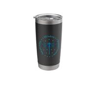 Adaptability-Wisdom-Transformation Blue Dasher Dragonfly Stainless Steel Insulated Tumbler