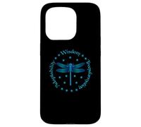 Adaptability-Wisdom-Transformation Golden Skimmer Dragonfly Case for iPhone 15 Pro