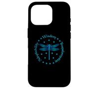 Adaptability-Wisdom-Transformation Golden Skimmer Dragonfly Case for iPhone 16 Pro