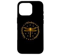 Adaptability-Wisdom-Transformation Golden Skimmer Dragonfly Case for iPhone 16 Pro