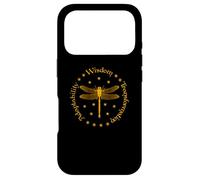 Adaptability-Wisdom-Transformation Golden Skimmer Dragonfly Case for iPhone 17 Pro