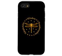 Adaptability-Wisdom-Transformation Golden Skimmer Dragonfly Case for iPhone SE (2020) / 7/8
