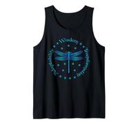 Adaptability-Wisdom-Transformation Golden Skimmer Dragonfly Tank Top