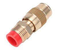 Adaptable 4-piece Copper Garden Irrigation Nozzle Set Having 360° Full-Circle Spray -atomized Rain-Like Mist for Gentle Watering of Flowers Vegetables Plus Trees(72G)