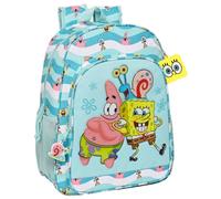 Adaptable backpack for children Safta Sponge Bob Stay Positive Turquoise 33x42x14 cm