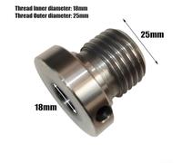 Adaptable Design of The for Wood Lathe Chuck Adapter Ensures Ease of Use in Diverse Crafting Scenarios (25mm to 18mm)