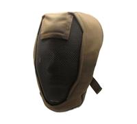 Adaptable Steel Net Defensive Cover Complete Faces Covers Faces Gear for Arrows Training Outdoor Practice Breathable Steel Meshing