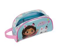 Adaptable toiletry bag for girls Safta Gabbys Dollhouse Turquoise 26x9x16 cm