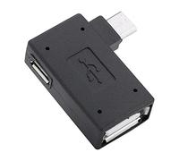 Adaptateur USB OTG, 2 Pièces Haute Vitesse Convertisseur Micro USB 2.0 pour Android et Windows Appareils de Charge Portable Professionnels et Voyageurs