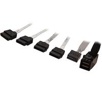 Adaptec 2280000-R ACK-I-rA-HDmSAS-4SATA-SB-.8M Internal "Right Angle" Mini Serial Attached SCSI HD x 4 (SFF-8643) to (4) x 1 Serial ATA (Adapter Based) Fan-Out Cable with Sideband Signals (SFF-8448) - 0.8M