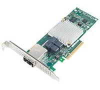 Adaptec Controller Card 2288500-R HBA 1000-8i8e 12Gb/s PCIEx8 MD2 Low Profile 8Internal/8External Port SAS/SATA Retail