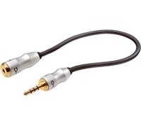 Adapter 3.5mm Jack Plug to Coupling Extension AUX for Headset Mobile MP3