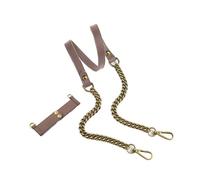 Adapter and Shoulder Strap Compatible with Gucci Waist Bag, Bag Modification and Upgrade Accessories(Brown Set)