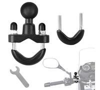 Adapter Bracket Ball Base Compatible - U-Bolt Base Kit Head Mounts Ram Phone Motorcycle with Ram Mount, ATV, Bike, Motorcycle, Phone Accessories, 1 pc, Aluminum 1" (2)