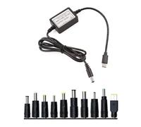 Adapter Cable 5V 9V 12V 15V 20V USB Boosts Converter With Various Converter Heads Suitable For Multiple Devices