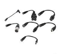 Adapter cable for DC2 1 to DC2 5 charger ports, equipped with large and small aviation connectors to support a wide range of device charging needs (B)