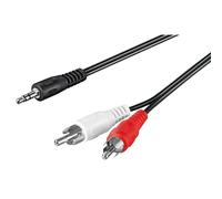 Adapter cable jack 3.5mm-2x RCA 10m 50441