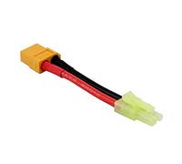 Adapter Compatible with Mini Tamiya Male to XT60 Female Adapter Cable RC Battery Lipo Polarization