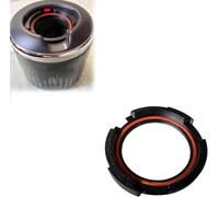 Adapter Compatible with Puck Sucker Compatible with Breville/Sage 54mm Portafilters - Vacuum-Seal Press-Fit Insert for 54mm Espresso Machines, Tool-Free Attachment