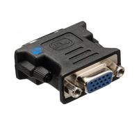 Converter Adapter DVI To VGA Dvi-A 12+5 Pin Male VGA Female - Black