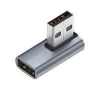 Adapter De Connecteur USB À 90 Degrés, Adapter USB À Angle Droit | Adapter USB 3.0 Mâle Femelle | Connector D'extension USB, Adapter De Connecteur USB Pour Ordinateurs Portables, Télé