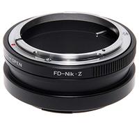 Adapter for Canon FD-FL lenses on Nikon Z mirrorless camera. Adapter