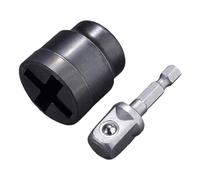 Adapter for Car Scissor Jack - Leveling Adapter for and Caravans | Heavy Duty Attachment for Drills, Cars for Workshop, Garage Trailers and