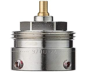 Adapter for Danfoss thermostatic heads, RAVL valves 24 mm, screw thread M30 x 1.5