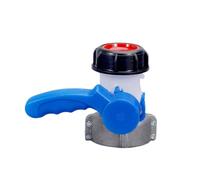 Adapter for Jerry Can | 6 cm Adapter for Water Tanks with Thick Thread, Replacement with Precise Silicone Gasket Anti-Leak Connector Robust Accessories for Industrial Garage
