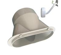 Adapter for Mobile Air Conditioning Outlet, Flat Connection Adapter for Air Conditioning Exhaust Air, Mobile Replacement Adapter for Ventilation Hoses for Use at Home on the Go