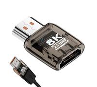 Adapter for Monitors, 8K 60Hz Bi-directional Conversion Port, HDTV Male to Female AV Adapter, for Audio, Computer, Laptop, TV, HDTV, Projector, Desktop, Conference, and Office and Studio