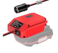 Adapter for Parkside 20 V to 12 V StepDown Converter, DIY Charger Converter | Power Station with Cigarette Lighter Adjustable Power Supply Output 5V-13V 10A for Power Wheels Battery, RC Car, Robotics