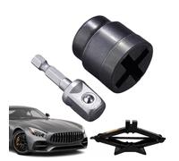 Adapter for Scissor Ratchets - Attachment for Jack Dice, Heavy Duty Attachment for Drills, Cars for Workshop, Garage Trailers and