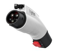 Adapter for Tesla to J1772 EV Charger [Only to J1772], Converter Up to 60Amp 250V AC with Press-Safety-Lock, Compatible with Tesla High-Powered Connectors, Destination/Mobile Chargers,White