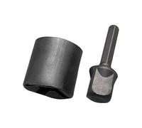 Adapter for Trailer Jack, Universal Heavy Duty Steel Attachment - Joint for Drill Bit | For RV Motorhome Car Floor Truck Load Equipment Lawn Mower Trailer Garage Outdoor