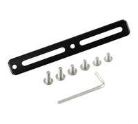 Adapter Having Bottle Cage Hole Position Adjuster Aluminum Water Multi-Function Mount for Small Frame Geometry Flat Low-Profile Structure Compatible Bottle Standard - Cages (1 Pack)(Black)