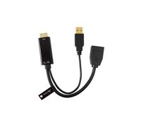 Adapter HDMI z Zasilaniem USB na DisplayPort 4K30Hz
