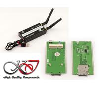 KALEA-INFORMATIQUE MiniPCIe to USB adapter for WWAN LTE module (mPCIe USB type) with SIM card slot, 3G 4G compatible.