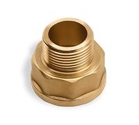Adapter Nipple 3/4" Male x 1 “ Female Pipe Fitting NPT - Brass Adapter 3/4 inch x 1inch Female Pack of 1