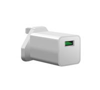 (Adapter Only) Original OPPO VOOC 20Watt Rapid Fast 3 Pin UK Charger AK779GB USB C D287 Cable