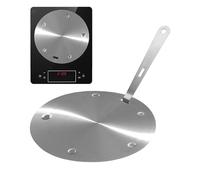 Adapter Plate for Induction, Converter Disc for Induction Cookers - Heat Diffuser with Removable Handle for Slow Cooker for Beginners