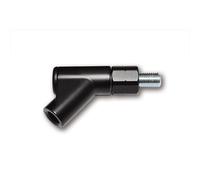 Adapter Rear-View HIGHSIDER Smart m10x1, 25 Stud Izquierda-Negro for Moto
