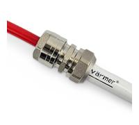Adapter Reducer for Water Underfloor Heating Evoh Pipe and Multilayer Pert-Al Pert and Pex Pipe, Reducing Coupling Plastic to Copper Pipe (10x1.3mm Evoh x 16mm Plastic)